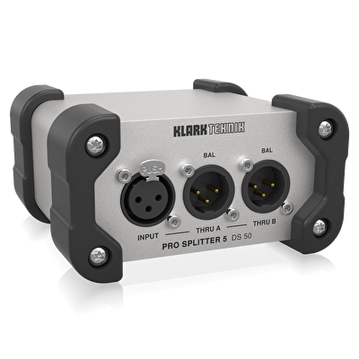 KLARK TEKNIK DS 50 Pasif 1-Giriş/5-Çıkış Sinyal Splitter (Geniş Dinamik Aralık)